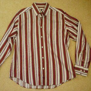 Bugatchi Men's Medium Casual Dress Shirt